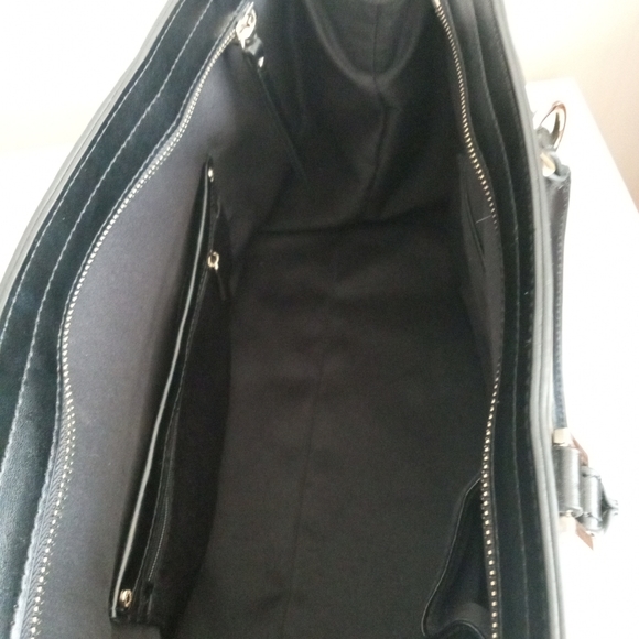 🖤⭐👜 Danier Leather | Black & Gold Tote Bag 👜⭐🖤 - Picture 7 of 12